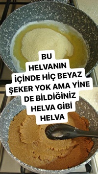 Şekersiz İrmik Helvası