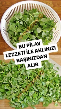 Semizotlu Bulgur Pilavı