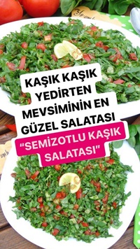 Semizotlu Kaşık Salatası