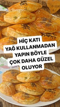 Sıvı Yağlı Poğaça