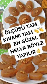 Sıvı Yağlı Un Helvası