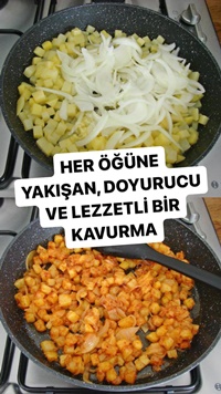 Soğanlı Patates Kavurması