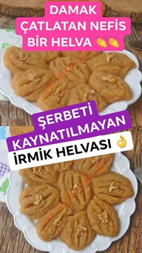 Soğuk Şerbetli İrmik Helvası