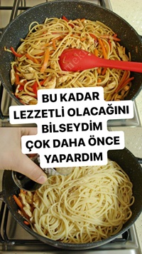 Soya Soslu Tavuklu Makarna