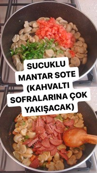 Sucuklu Mantar Sote