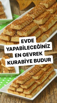 Susamlı Çubuk Kurabiye