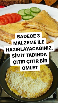 Susamlı Omlet