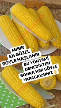 Süt İle Mısır Haşlama