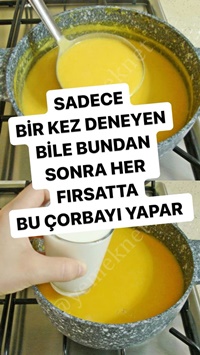 Sütlü Bal Kabağı Çorbası