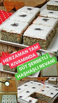Sütlü Haşhaşlı Revani