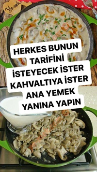 Sütlü Mantar Kavurması