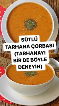 Sütlü Tarhana Çorbası