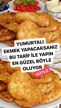 Sütlü Yumurtalı Ekmek Kızartması