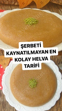 Sütsüz İrmik Helvası