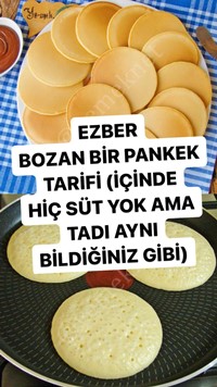 Sütsüz Pankek