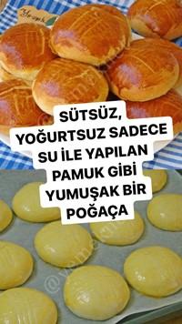Sütsüz Poğaça