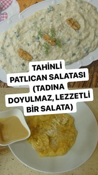 Tahinli Patlıcan Salatası