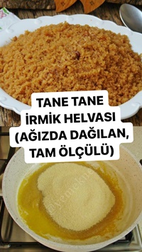 Tane Tane İrmik Helvası