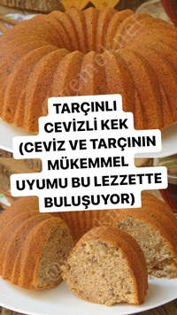 Tarçınlı Cevizli Kek