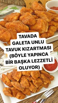 Tavada Galeta Unlu Tavuk Kızartması