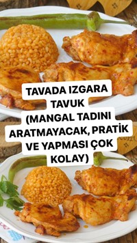Tavada Izgara Tavuk