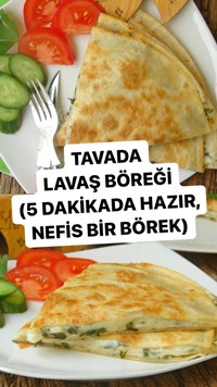 Tavada Lavaş Böreği
