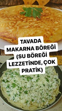 Tavada Makarna Böreği