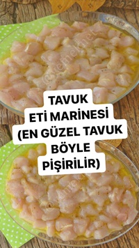 Tavuk Eti Marinesi
