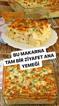 Tavuklu Fırın Makarna
