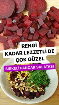 Tavuklu Göbek Marul Salatası