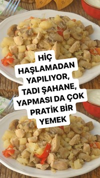 Tavuklu Karnabahar Kavurması