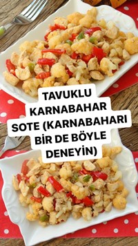 Tavuklu Karnabahar Sote