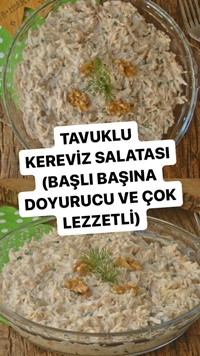 Tavuklu Kereviz Salatası
