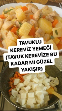 Tavuklu Kereviz Yemeği