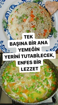 Tavuklu Sebzeli Pilav