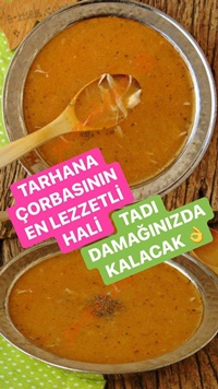 Tavuklu Tarhana Çorbası