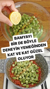 Taze Bamya Çorbası