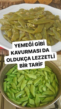 Taze Fasulye Kavurması