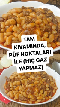 Tencerede Etli Kuru Fasulye