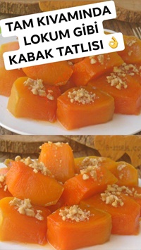 Tencerede Kabak Tatlısı