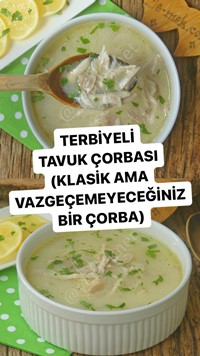 Terbiyeli Tavuk Çorbası