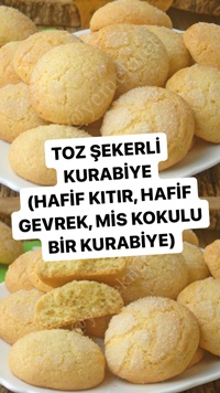 Toz Şekerli Kurabiye