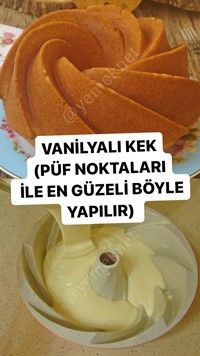 Vanilyalı Kek