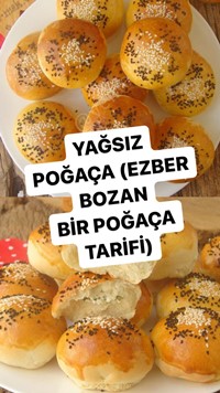 Yağsız Poğaça