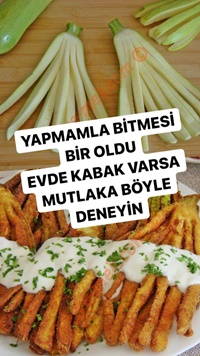 Yelpaze Kabak Kızartması