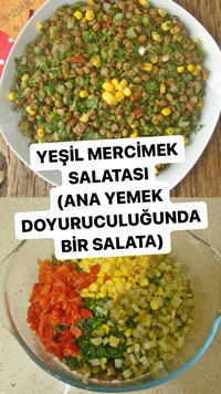 Yeşil Mercimek Salatası