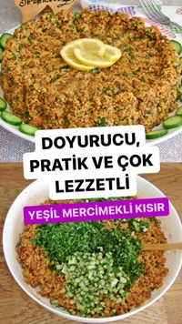 Yeşil Mercimekli Kısır