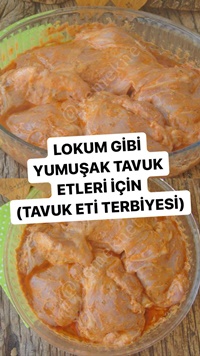 Yoğurt İle Tavuk Eti Marinesi