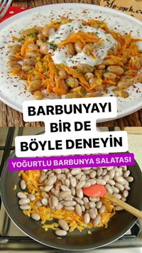 Yoğurtlu Barbunya Salatası