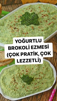 Yoğurtlu Brokoli Ezmesi